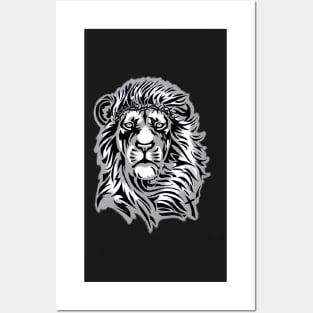 Lion of Judah Lineart Posters and Art